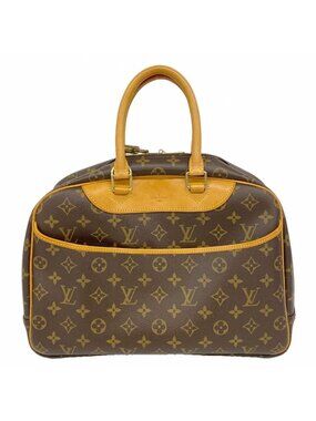 Louis Vuitton Handbag Monogram Deauville Brown